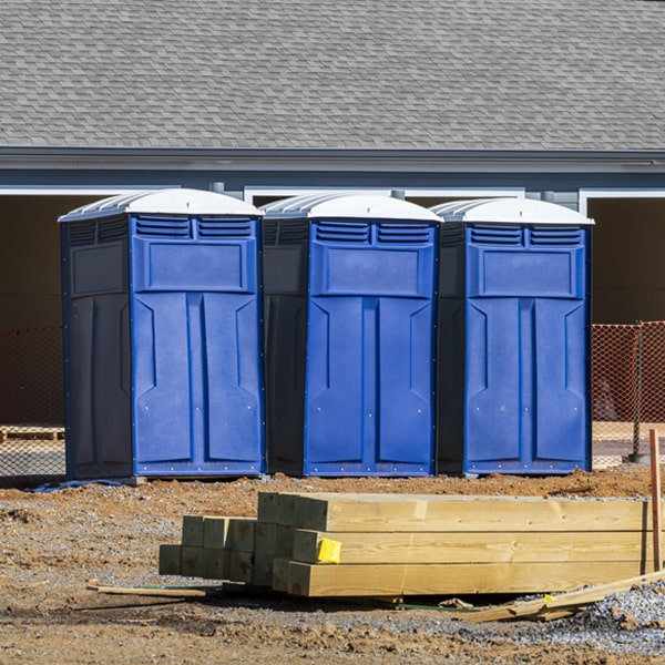 how many porta potties should i rent for my event in St Bernard